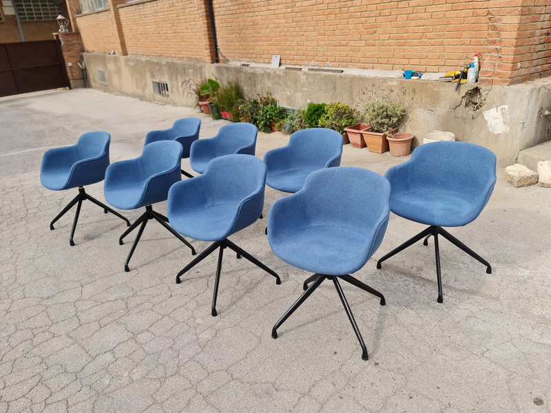 silla butaca azul 77x57x44 8u